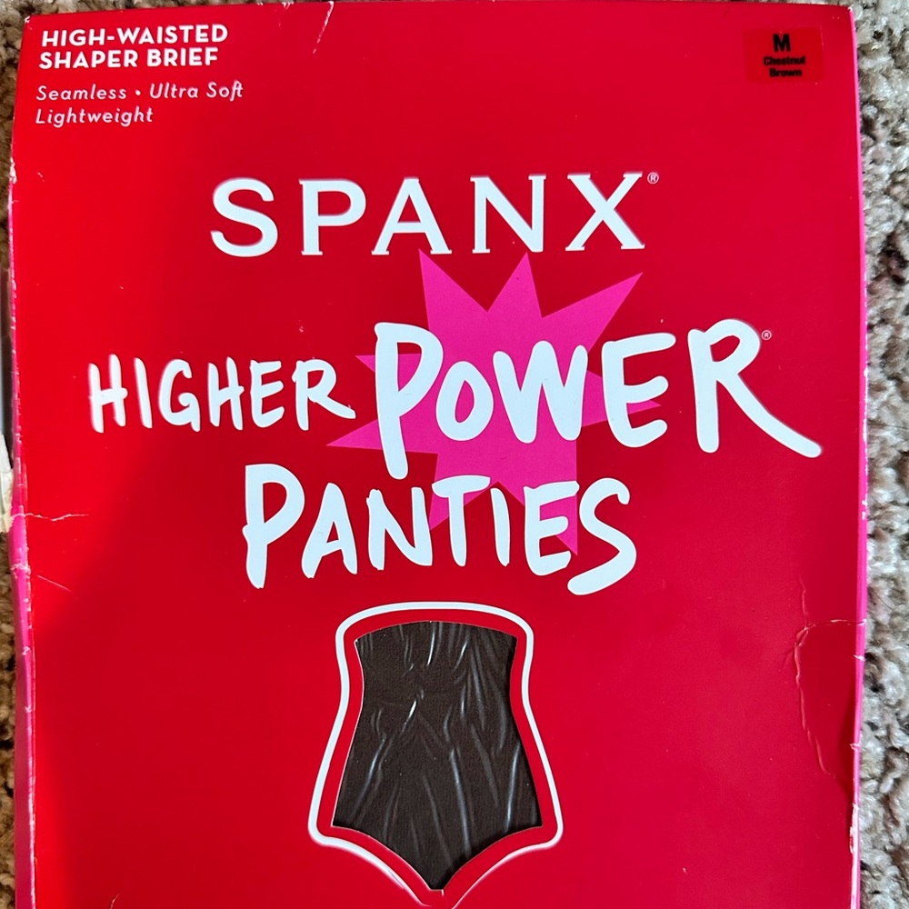 Spanx Higher Power Panties- High waisted shaper brief- Size M